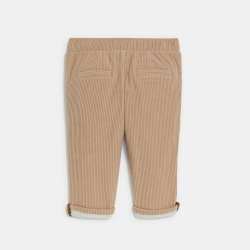 بنطال مخملي مضلع ناعم...